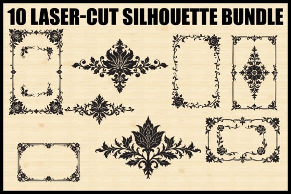 Download Elegant Floral Frame Bundle - Frame Collection
