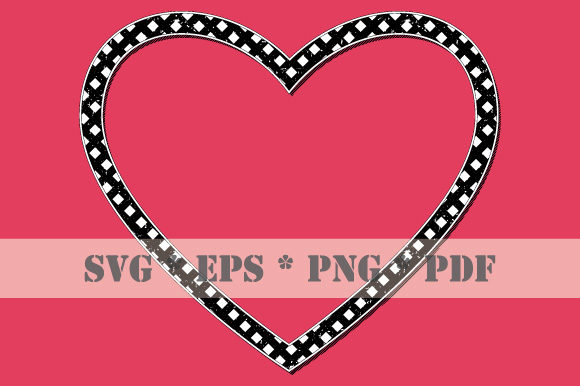 Download Retro Heart Black White Frame Vintage - Frame Collection
