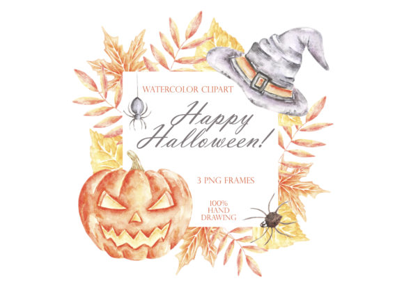 Download Halloween Frames. Fall. Pumpkins. PNG - Frame Collection