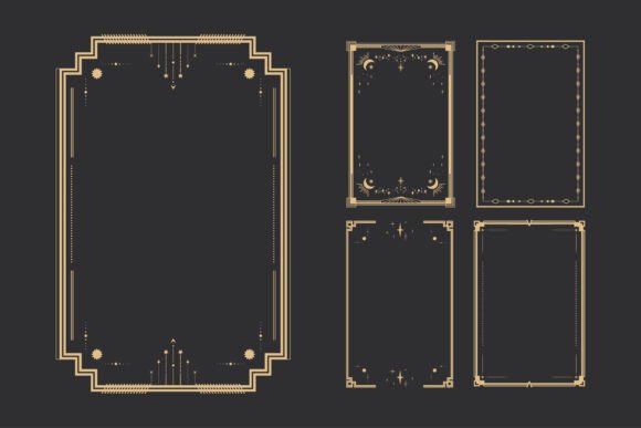 Download Celestial Tarot Frames Set - Frame Collection