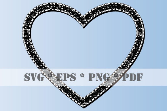 Download Retro Heart Black White Frame Vintage - Frame Collection