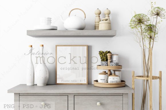 Download Mock Up Frame in Kitchen Room - 1647 - Frame Collection
