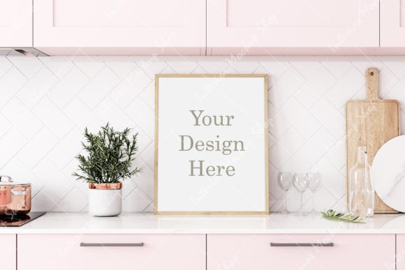 Download Mockup, Frame Mockup Kitchen Room - Frame mockup Collection