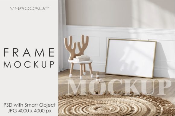 Download Mockup Frame in Kids Room Interior - Frame Collection