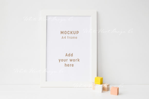 Download A4 Nursery Frame Mockup - Frame mockup Collection