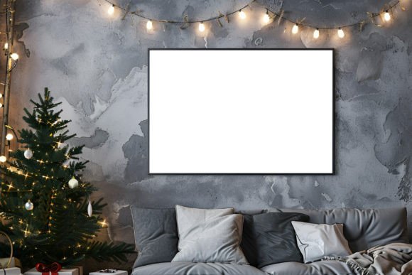 Download Christmas Frame Mockup PDS - Frame mockup Collection