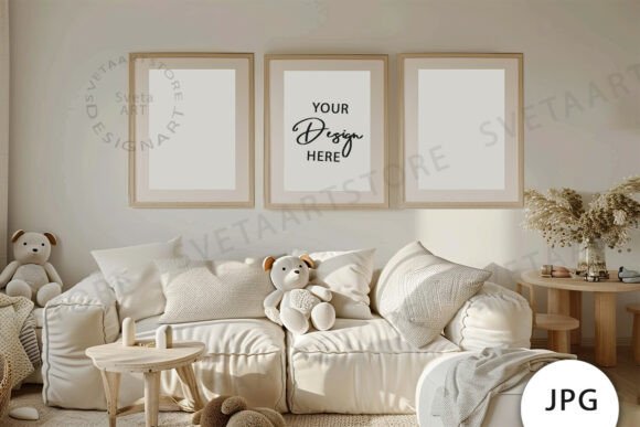 Download Frames Mockup, Baby Room Mockup JPG - Frame Collection