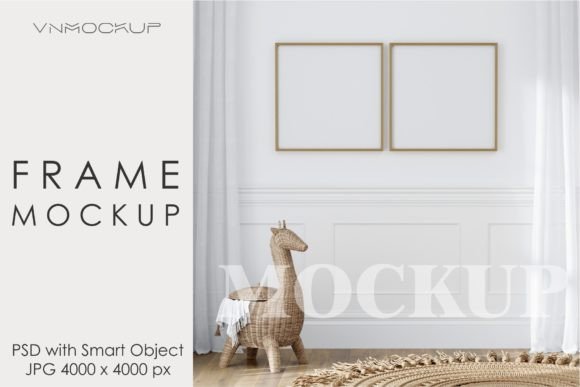 Download Mockup Frame in Kids Room Interior - Frame Collection