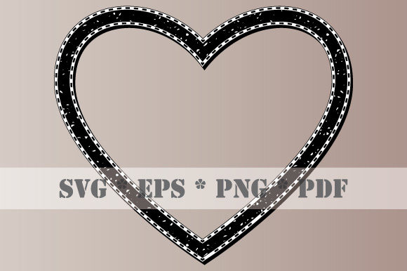 Download Retro Heart Black White Frame Vintage - Frame Collection