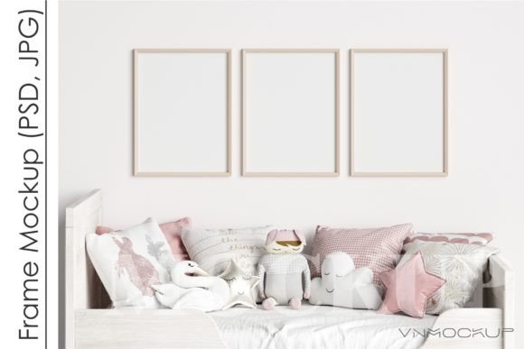 Download Modern Kid's Room Frame Mockup - Frame mockup Collection