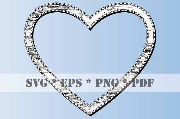 Download Retro Heart Black White Frame Vintage - Frame Collection