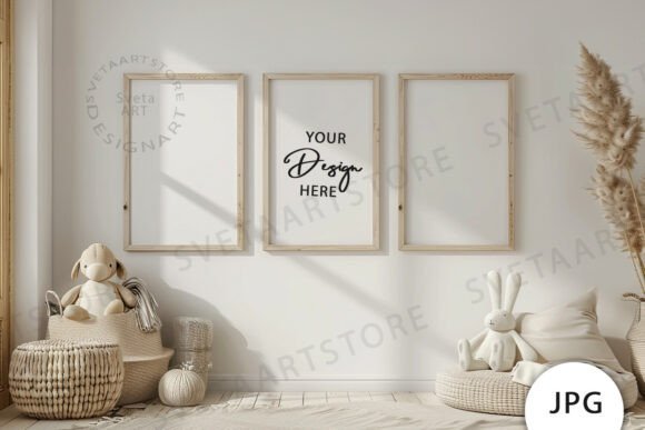 Download Frames Mockup, Baby Room Mockup JPG - Frame Collection