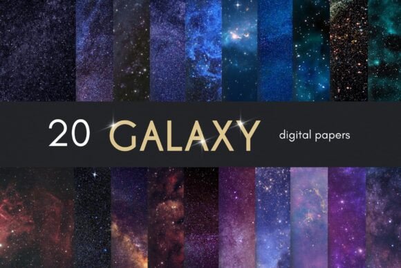 Download Galaxy Stars Digital Paper, Night Sky - Night sky Collection