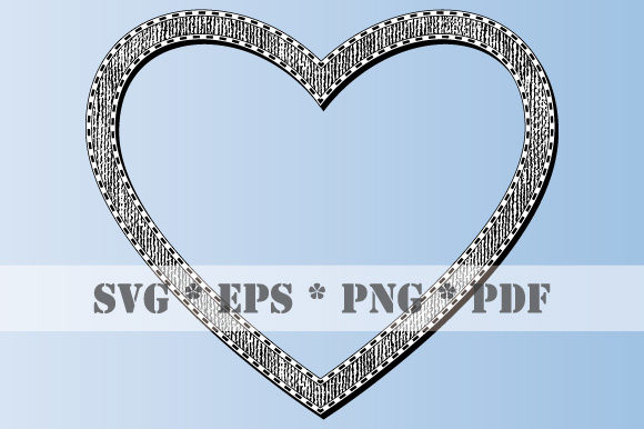 Download Retro Heart Black White Frame Vintage - Frame Collection
