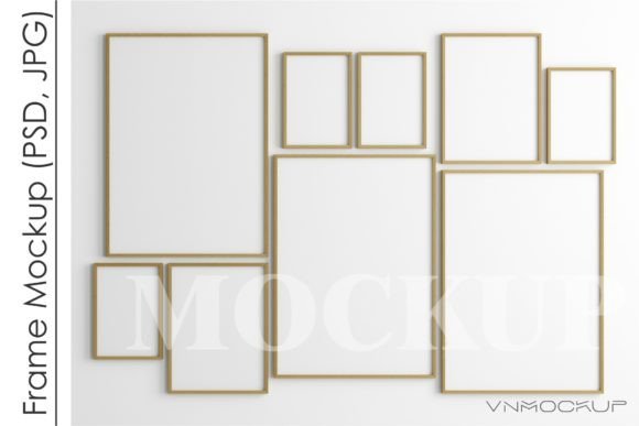 Download Gallery Wall Mockup, Frame Mockup - Frame mockup Collection