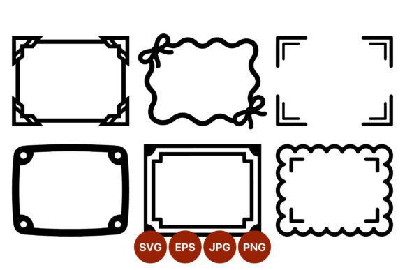 Download Black White Frame Set - Frame Collection