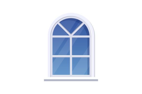 Download Window with White Frame. Glass Window on - Frame Collection