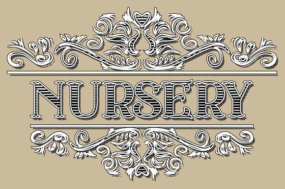 Download Vintage Frame Nursery Vector SVG PNG - Frame Collection