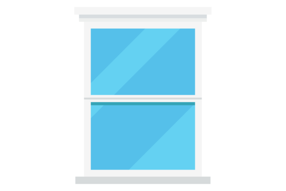 Download Cartoon Window. Rectangular White Frame. - Frame Collection