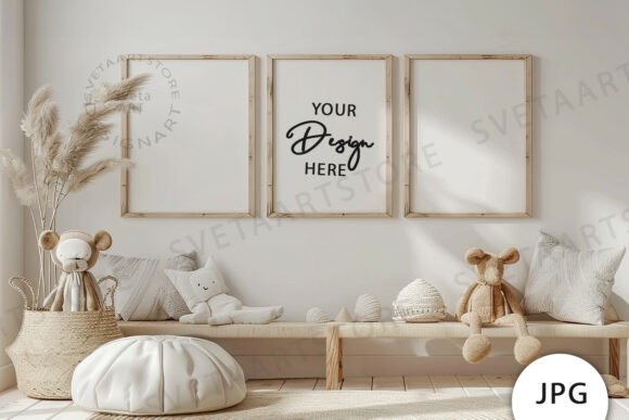 Download Frames Mockup, Baby Room Mockup JPG - Frame Collection