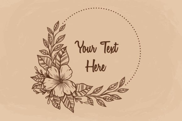 Download Hand Drawing Vintage Floral Frame - Frame Collection