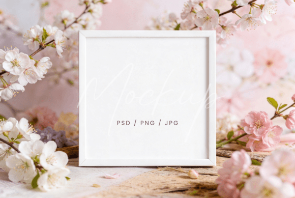Download Square Wood Frame Mockup - Frame mockup Collection