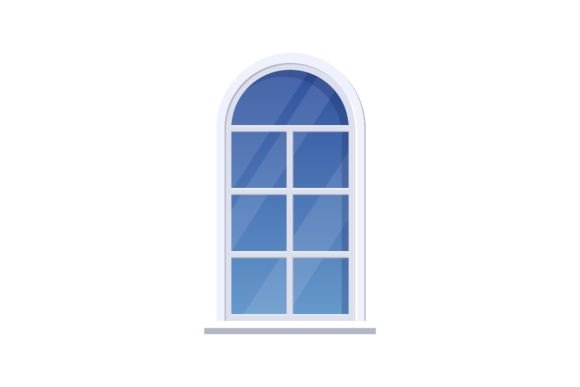 Download Window with White Frame. Illustration of - Frame Collection