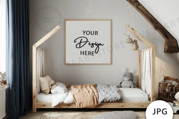 Download Frames Mockup, Baby Room Mockup JPG - Frame Collection