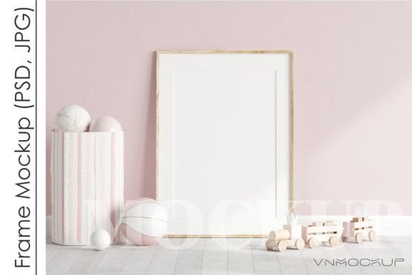 Download Modern Kid's Room Frame Mockup - Frame mockup Collection