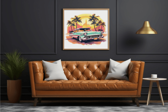 Download Wood Frame Mockup and Soft Leather Sofa - Frame mockup Collection