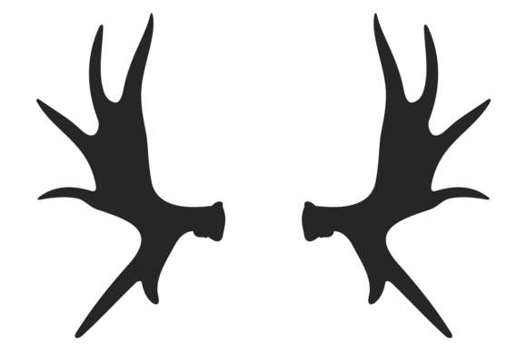 Download Elk Horns Black Icon. Strong Animal Antl - Strong animal Collection