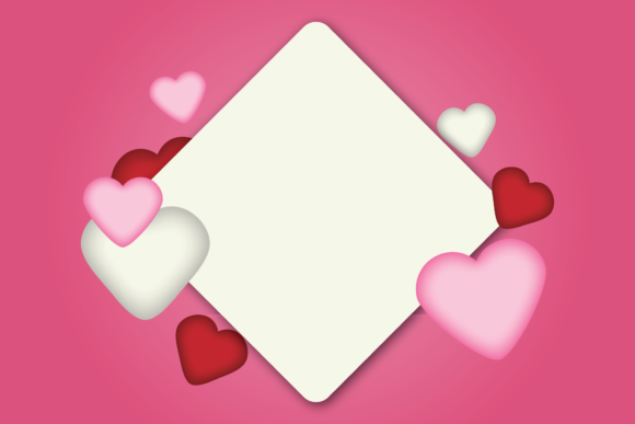 Download Valentine Background White Frame - Frame Collection
