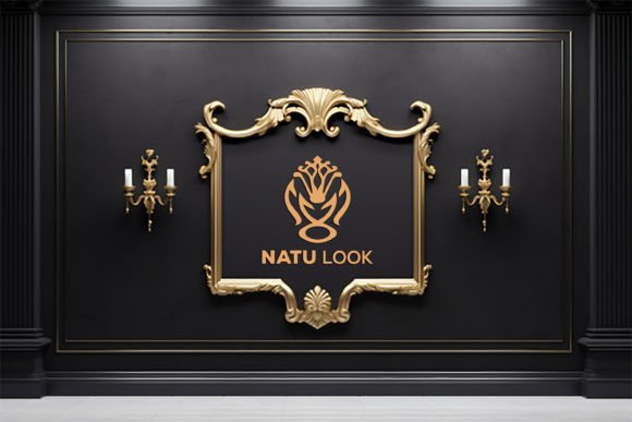 Download Luxury Wall Frame Logo Mockup - Frame Collection