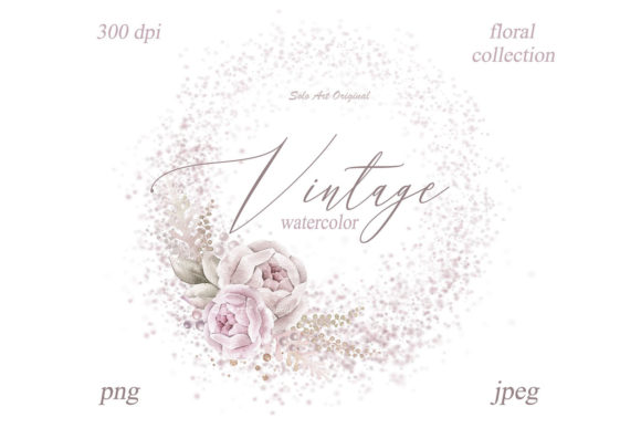 Download Vintage Floral Frame Pink Blush Flowers - Frame Collection