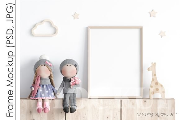 Download Modern Kid's Room Frame Mockup - Frame mockup Collection