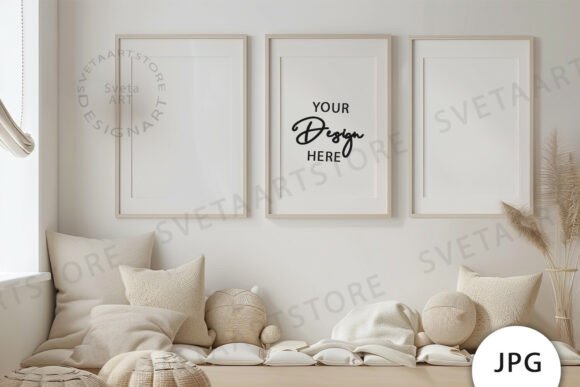 Download Frames Mockup, Baby Room Mockup JPG - Frame Collection
