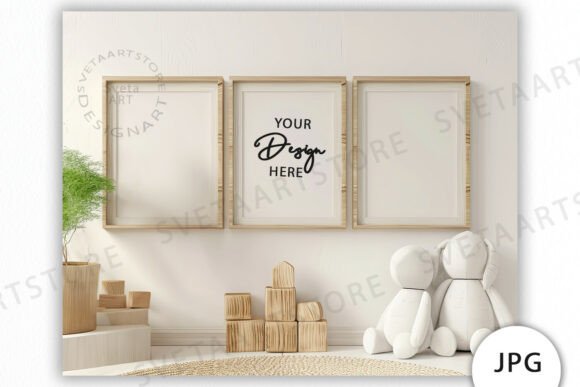 Download Frames Mockup, Baby Room Mockup JPG - Frame Collection