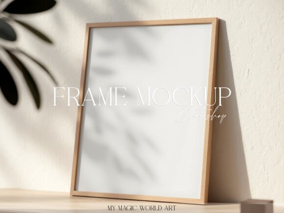 Download Mockup Frame Print on Wooden Floor - Frame Collection