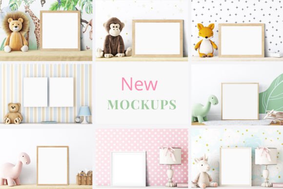 Download Frame Mockup Kids Bundle - 90 - Frame mockup Collection