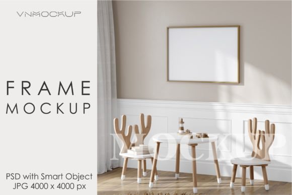 Download Mockup Frame in Kids Room Interior - Frame Collection
