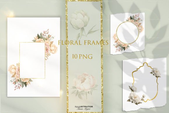 Download Peony Frames, Floral Frame - Frame Collection