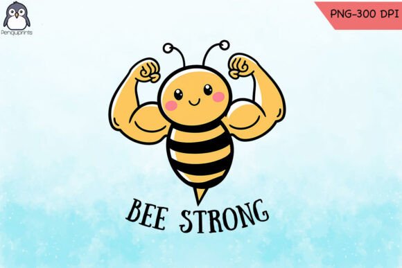 Download Bee Strong Animal Sublimation PNG - Strong animal Collection