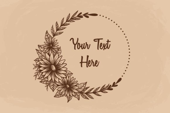 Download Hand Drawing Vintage Floral Frame - Frame Collection