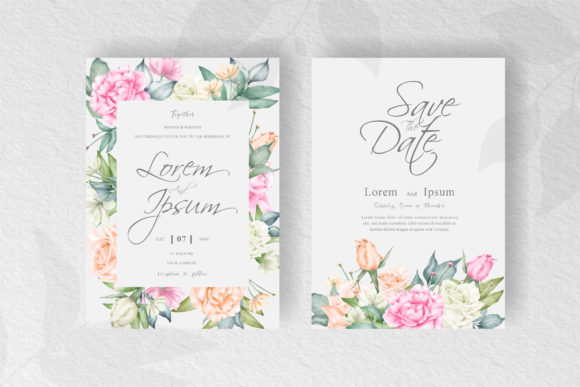 Download Elegant Floral Frame Wedding Invitation - Frame Collection
