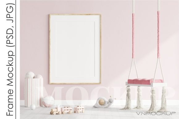 Download Modern Kid's Room Frame Mockup - Frame mockup Collection