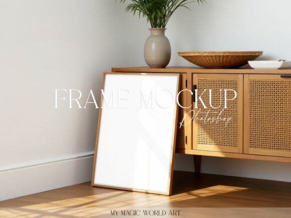 Download Boho Interior Mockup Frame Poster Art - Interior mockup Collection