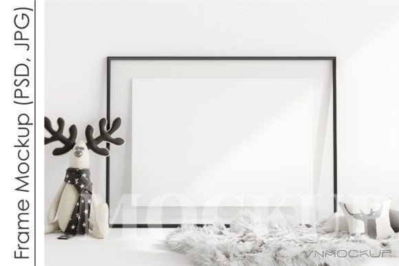 Download Scandinavian Kid's Room Frame Mockup - Frame mockup Collection