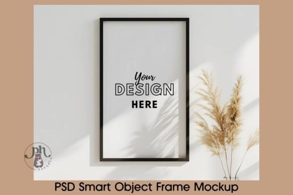 Download Frame TV Art Vertical Mockup PSD File - Frame Collection