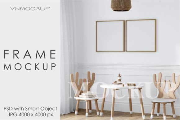 Download Mockup Frame in Kids Room Interior - Frame Collection