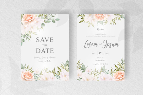 Download Elegant Floral Frame Wedding Invitation - Frame Collection